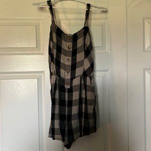 Black and white romper from Holister